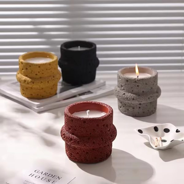 High quality ceramic candle jar (2)