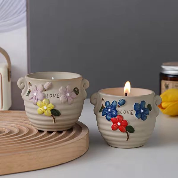 High quality ceramic candle jar (4)