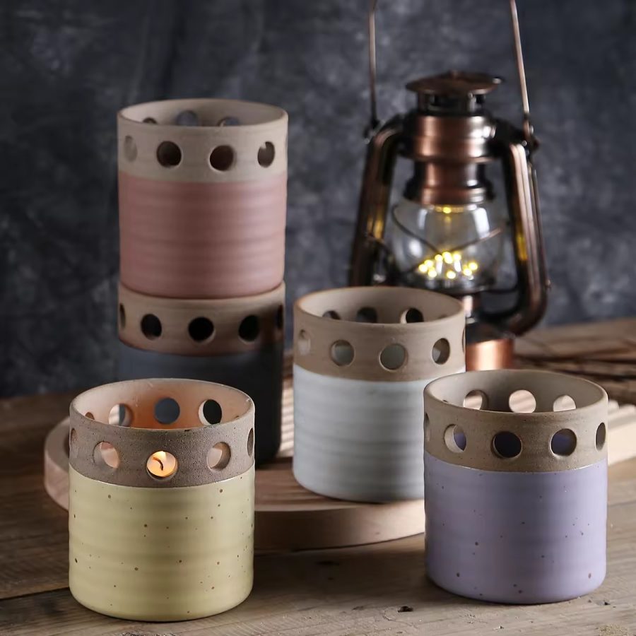 High quality ceramic candle jar