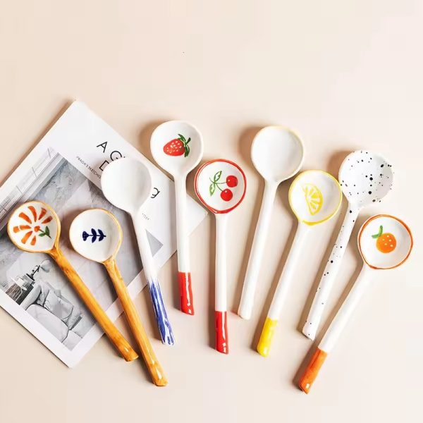High quality ceramic spoon