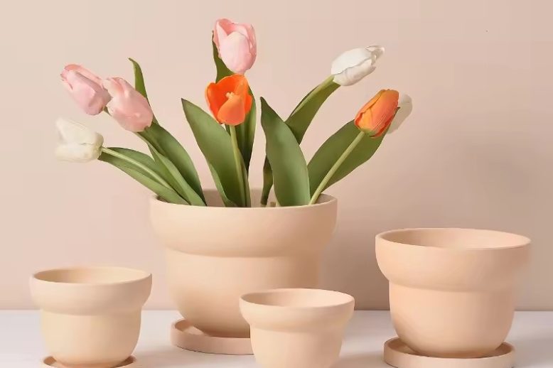 Hot selling ceramic flower po Hot selling ceramic flower po